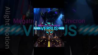 44Shockwave55 Submission tournament Predaking VS Unicron and Megatron 20 transformers [upl. by Ahsier]