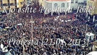 Protesta ne Preshevë 21012013 [upl. by Leffen]