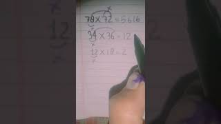 Multiply 2 digit number trickMathsshortsfeed [upl. by Guenzi]