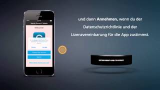 vívosmart  Einrichten des vívosmart über das Smartphone Deutsch [upl. by Leahcim]