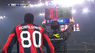 The Day Ronaldinho Substituted amp Changed the Game for Milan [upl. by Oralia]