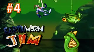 Earthworm Jim HD  Snot a Problem  Lets Play 4 [upl. by Zil284]