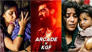 Arcade × KGF Full Screen Whatsapp Status  SagarSwarup  Yash  KGF Chapter 2  Ankit Solanki AS [upl. by Eloisa]