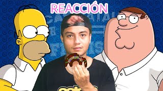 Homer Simpson vs Peter Griffin Épicas Batallas de Rap del Frikismo  Keyblade ft Zarcort REACCIÓN [upl. by Levine]