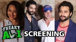 Salman Khans Freaky Ali Screening  Sonakshi Sinha Sohail Khan [upl. by Nuris]