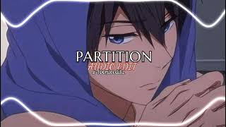 PARTITION  AUDIO EDIT [upl. by Acsehcnarf]