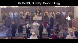 01212024 Sunday Divine Liturgy [upl. by Rubel]