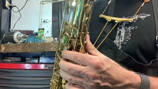 6932 SELMER MARK VI TENOR SAXOPHONE 5 DIDGY 95795 play test 02 [upl. by Anayad899]