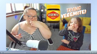 First Time Trying Vegemite [upl. by Yreva]