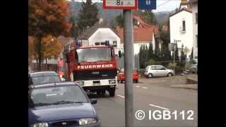 Einsatzfahrt Feuerwehr Rettungsdienst Neunkirchen Zusammenschnitt [upl. by Aikas963]