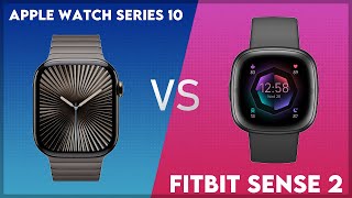 Apple Watch Series 10 vs Fitbit Sense 2 Comparison [upl. by Lattimer172]