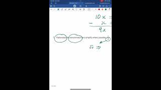 Rationalise the denominator single term [upl. by Amena770]