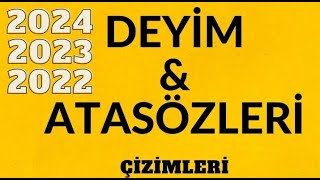 5Sınıf Öğrencilerinin Gözünden Deyimler ve Atasözleri Resimli AnlatımGörsel Sanatlar Etkinlikleri [upl. by Chavey]