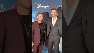 Luke Hemsworth and Chris Hemsworth at Limitless Premiere NYC shorts [upl. by Nyliak]