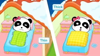 Baby Panda Learn Antonyms With Funny Contrasts  Babybus Kids Games [upl. by Keryt]