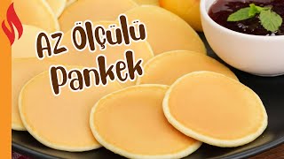 Az Ölçülü Pankek Tarifi  Nasıl Yapılır [upl. by Adaner213]