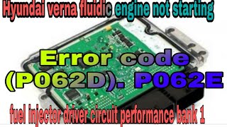 Hyundai Verna Starting problem faulty ECM ECU [upl. by Perla84]