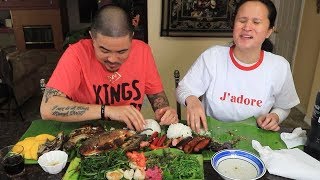 ILOCANO STYLE MUKBANG  FILIPINO FOOD [upl. by Corley702]