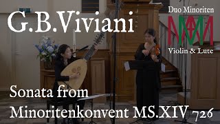 GBViviani  Sonata from Minoritenkonvent MSXIV 726 [upl. by Brader]