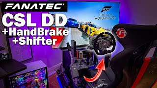 Forza Motorsport with Fanatec CSL DDGT DD Pro  Shifter  Handbrake  BEST RACING SETUP [upl. by Aicinod77]