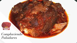 BARBACOA de res en Olla de cocción Lenta receta Complaciendo Paladares [upl. by Ahsieyn771]