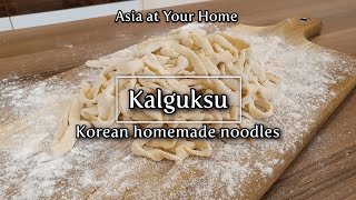 Kalguksu Korean homemade noodles 칼국수 [upl. by Marylinda]