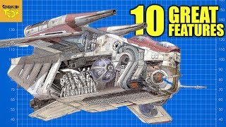 10 Features that made the LAAT GUNSHIP the BEST Transport in Star Wars [upl. by Nomyt521]