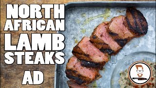 North African Lamb Steaks  with TalkBeckyTalk  John Quilter [upl. by Hwu598]