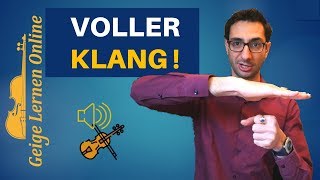 Der Weg zu einem vollen und sicheren Klang an der Geige in 9 Schritten [upl. by Felicdad]