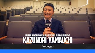 Il creatore di Gran Turismo Kazunori Yamauchi ha ricevuto la laurea honoris causa in Italia [upl. by Zandt914]