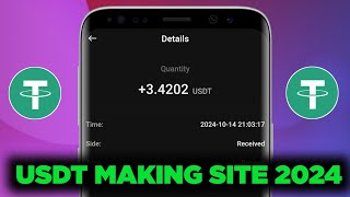 New Usdt Mining Site  Usdt Making Site  Payment Proof 2 USDT  Usdt Quantify Site  Trx Usdt Earn [upl. by Field]