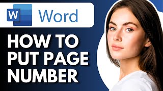 How To Put Page Number On Microsoft Word  Full Guide [upl. by Nyliak]