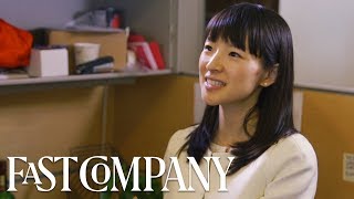 Marie Kondo Tidies My Desk And It’s LifeChanging  Fast Company [upl. by Adabel]