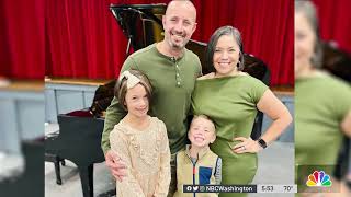 Military Mom Surprises Her Two Kids at Stafford School  NBC4 Washington [upl. by Nadnal]