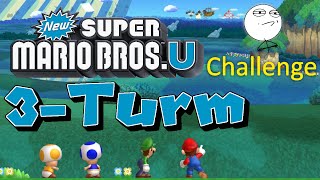 Lets Challenge New Super Mario Bros U 3Turm der Dornensäulen Keine orangenen Plattformen [upl. by Okia]