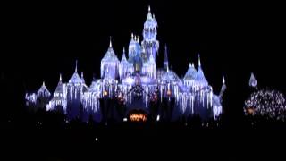 Disneyland  Christmas Castle Lighting  Winter Enchantment 2010 in HD [upl. by Mayce925]