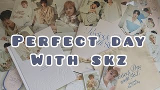 Perfect day with SKZ  распаковка seasons greetings Stray Kids  умиляюсь от красоты в прачечной [upl. by Grimaud]