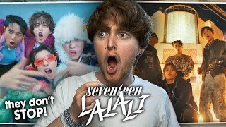 THEY DONT STOP SEVENTEEN  LALALI Official MV  Reaction [upl. by Iey796]