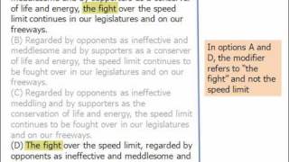 GMAT Sentence Correction  Beat The GMAT Verbal Challenge Question  October 7 2010 [upl. by Siurad626]