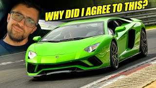 THE MOST UNPLEASANT Ride Lamborghini Aventador S on the Nürburgring [upl. by Marceau]