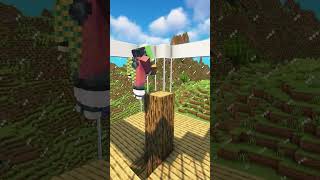 Minecraft Tower Modern House🏠 shorts [upl. by Anaujahs]