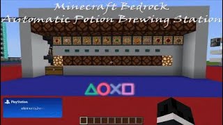 Minecraft Bedrock Potion Brewing Station [upl. by Herzel]