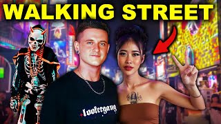 Walking Street Nightlife in Pattaya Thailand [upl. by Jerrilyn]