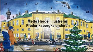 Mette Herdel illustrerer Frederiksbergkalenderen 2024 [upl. by Nauqad158]