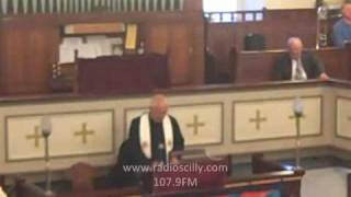 Rev Dr David Eastons last service in Scilly from Radio Scilly [upl. by Shadow]