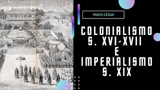 Colonialismo S XVIXVII e Imperialismo S XIX [upl. by Kalinda407]