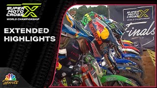 SuperMotocross Playoffs 2024 EXTENDED HIGHLIGHTS Round 1 Charlotte  9723  Motorsports on NBC [upl. by Anerok]