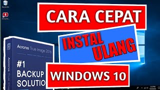 cara recovery windows 10 dengan Flashdisk [upl. by Bilat]