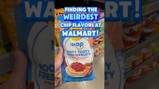 Finding the WEIRDEST chip flavors at Walmart walmartfinds foodie weird funyuns [upl. by Ardnasxela]