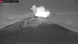 Jul 14 2024 The First Night at Popocatepetl with New 4K Camera [upl. by Ansev]